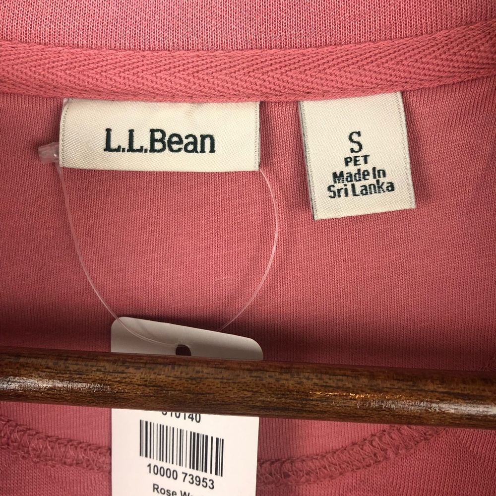 L.L. Bean Rose Wash Quilted Full Zip Sweatshirt - Picture 2 of 11